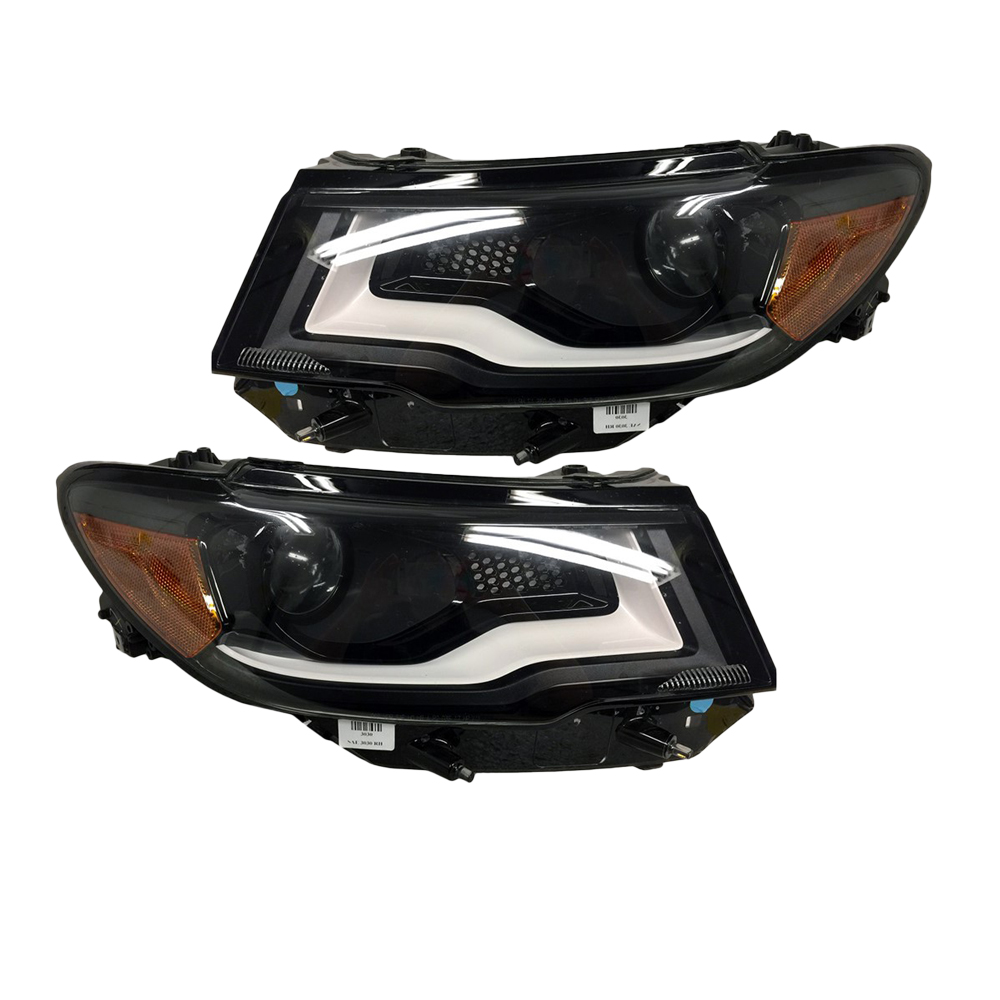 Headlight Set For 17-21 Jeep Compass