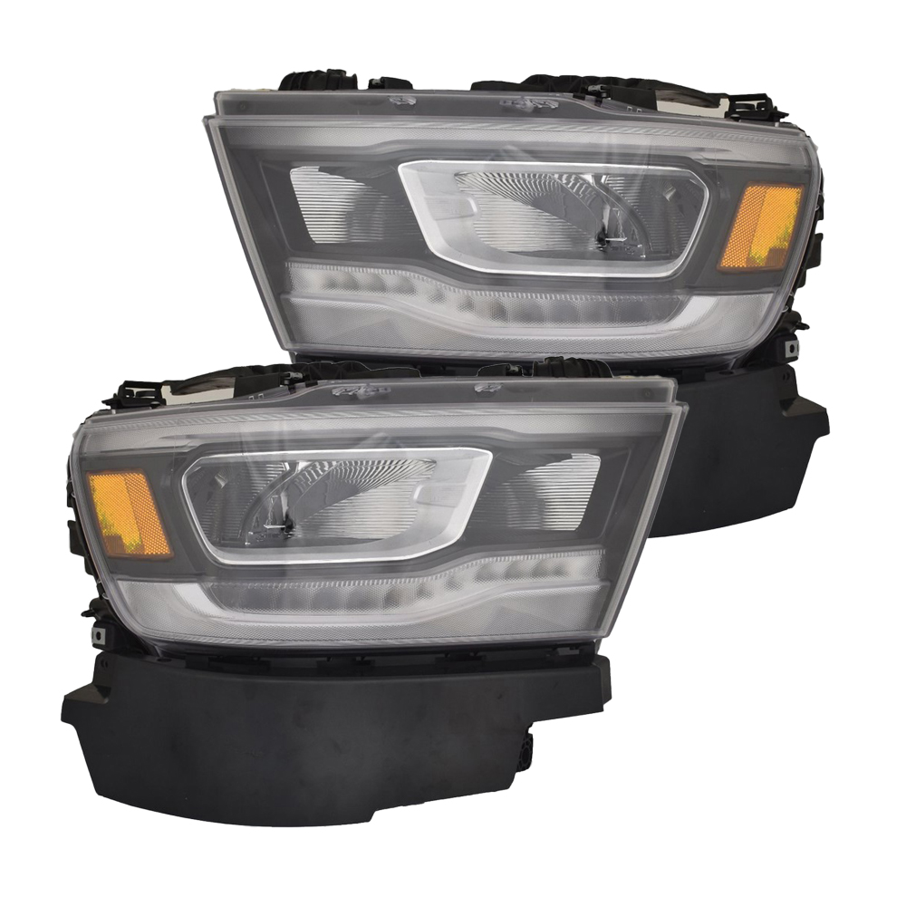 Headlight Set For 19-24 Ram 1500