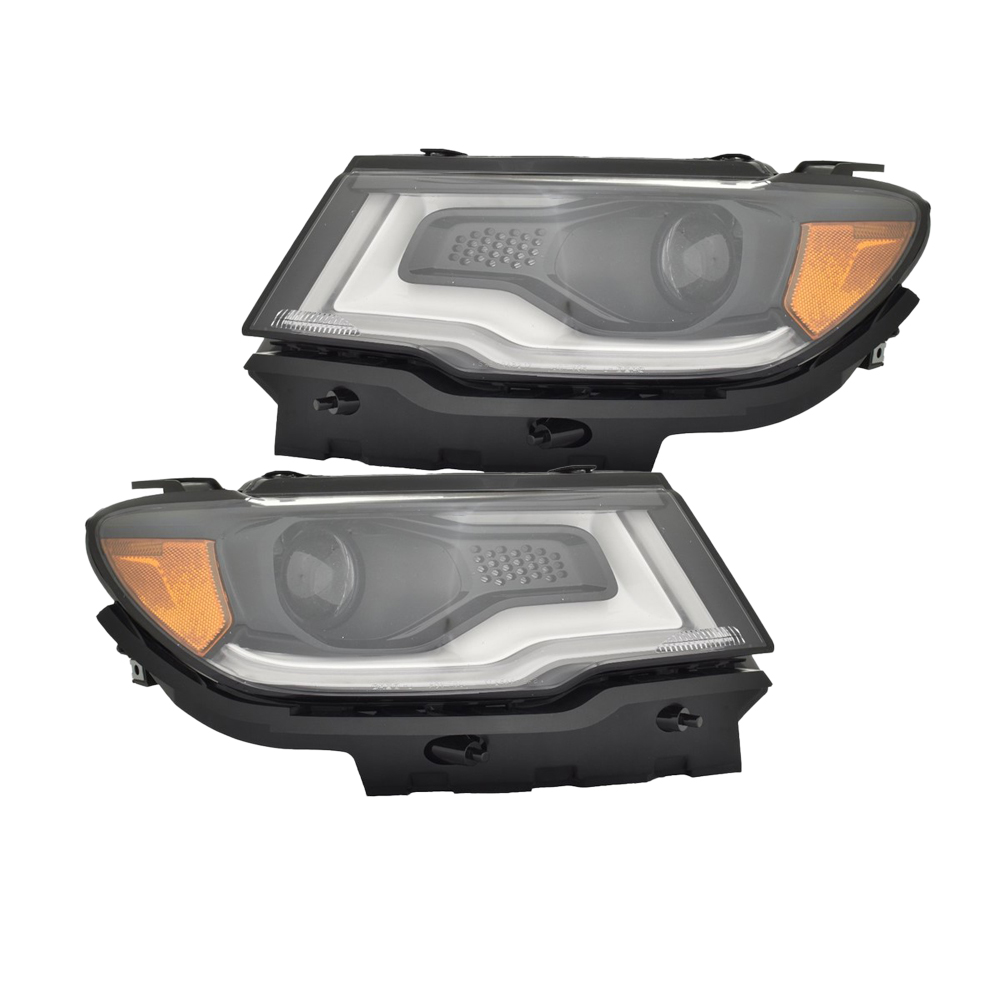 Headlight Set For 19-21 Jeep Compass