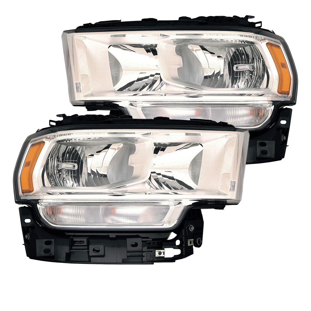 Headlight Set For 19-24 Ram 2500, 19-24 Ram 3500, 19-24 Ram 4500, 19-24 Ram 5500