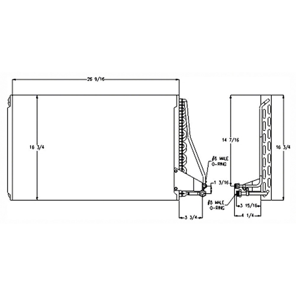 A/C Condenser For 1978-1988 Buick Chevrolet GMC Oldsmobile Pontiac