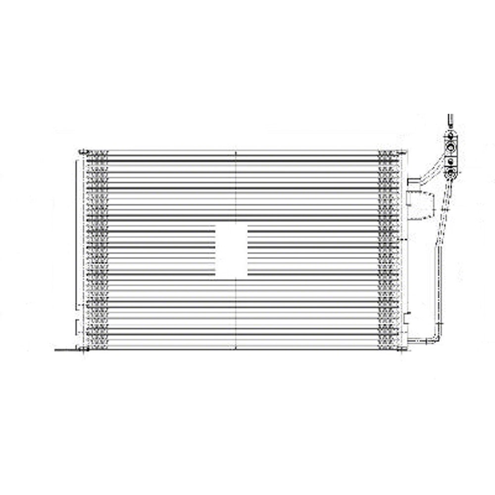 A/C Condenser For 10-12 Ford Fusion, 11-12 Lincoln MKZ, 10-11 Mercury Milan