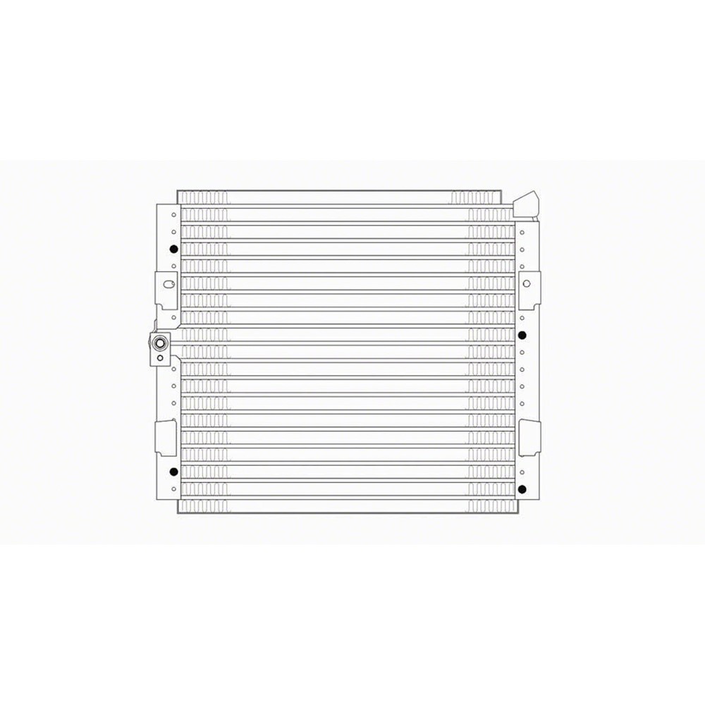 A/C Condenser For 94-95 Honda Civic, 94-97 Honda Civic del Sol