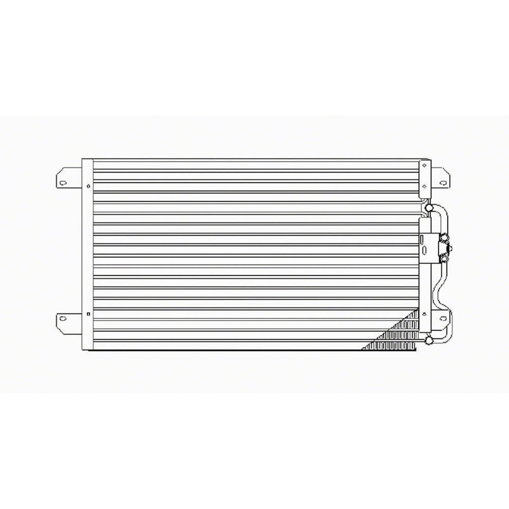 A/C Condenser For 95-00 Chrysler Cirrus, 96-00 Chrysler Sebring, 95-00 Dodge Stratus, 96-00 Plymouth Breeze