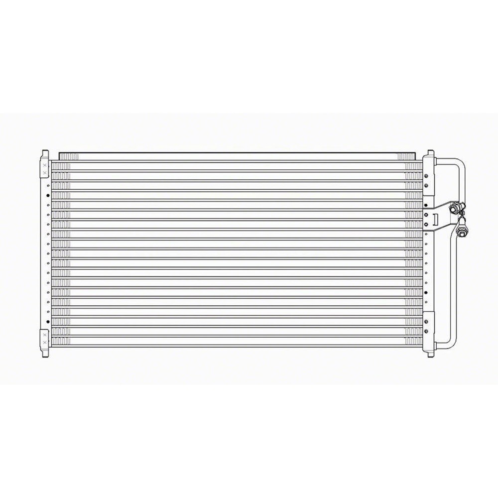 A/C Condenser For 97-03 Ford F-150, 04 Ford F-150 Heritage, 97-99 Ford F-250