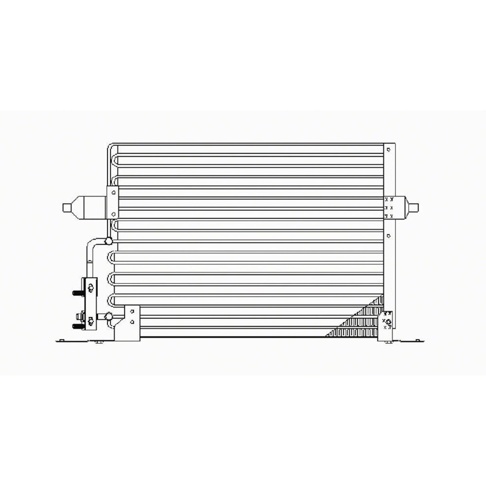 A/C Condenser For 98-00 Ford Contour, 99-02 Mercury Cougar, 98-00 Mercury Mystique