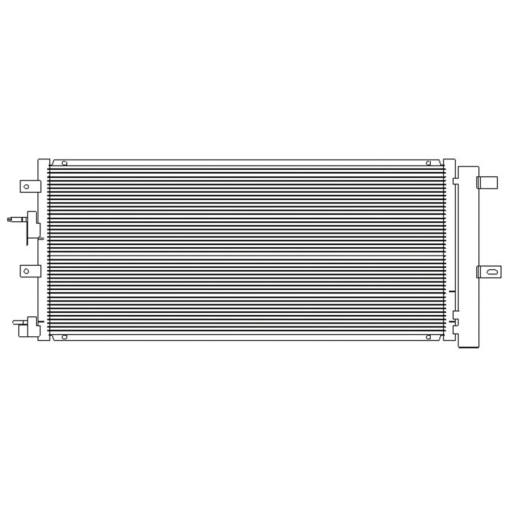 A/C Condenser For 13-20 Ford Fusion, 17-18 Lincoln Continental, 13-20 Lincoln MKZ