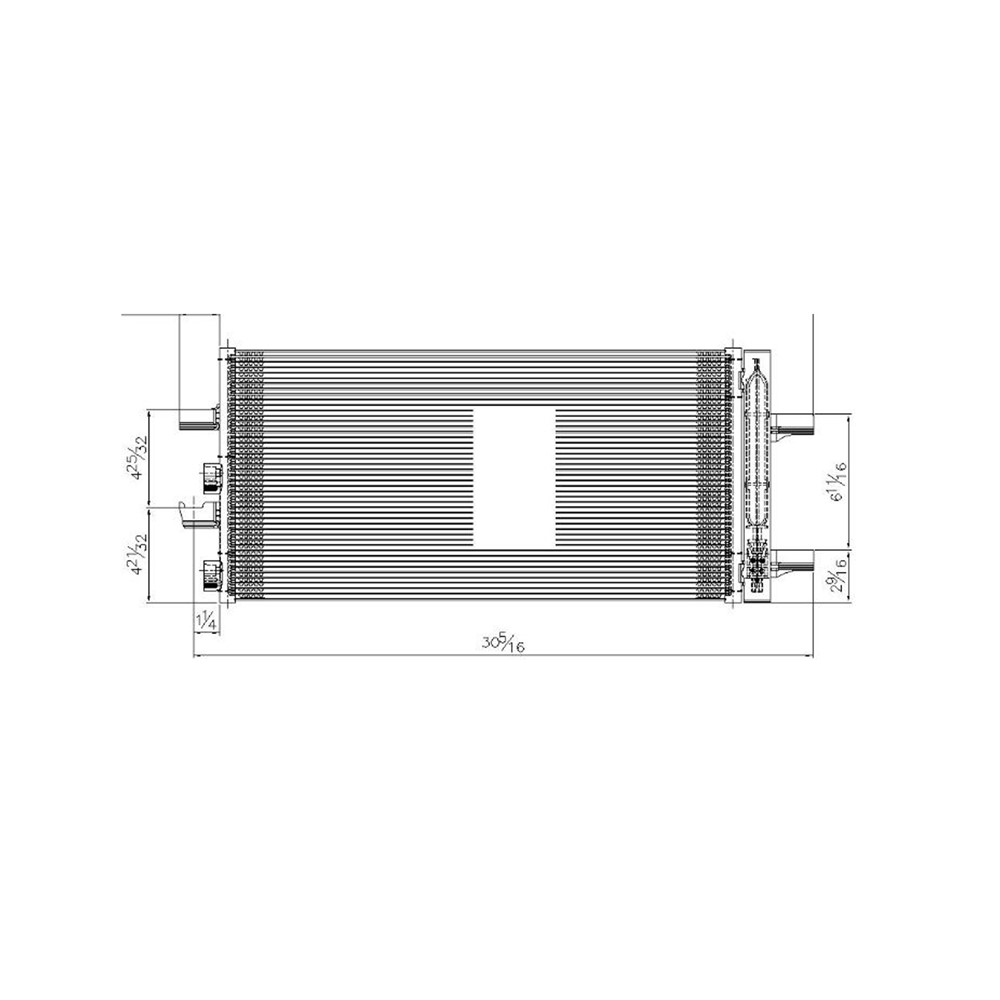A/C Condenser For 14-21 Mini Cooper, 16-21 Mini Cooper Clubman