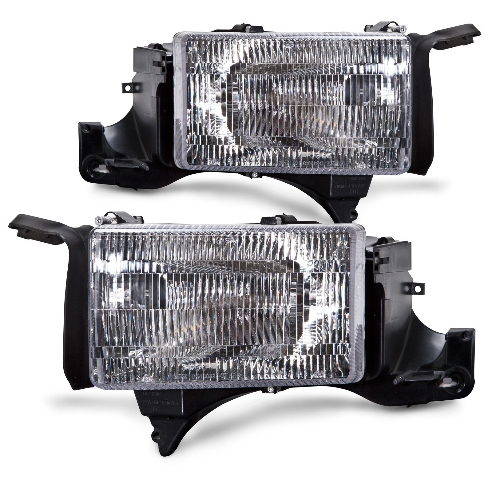 Headlight Set For 94-02 Dodge Ram 1500, 94-02 Dodge Ram 2500, 94-02 Dodge Ram 3500