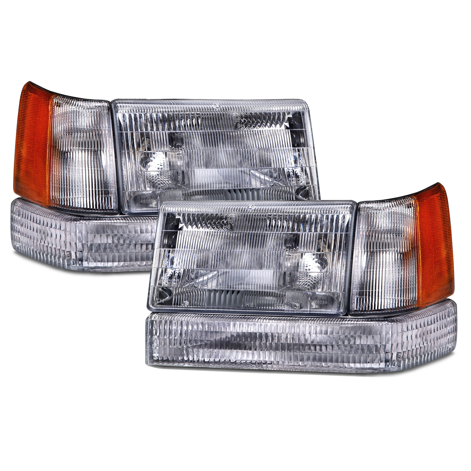 Headlight Set For 93-97 Jeep Grand Cherokee
