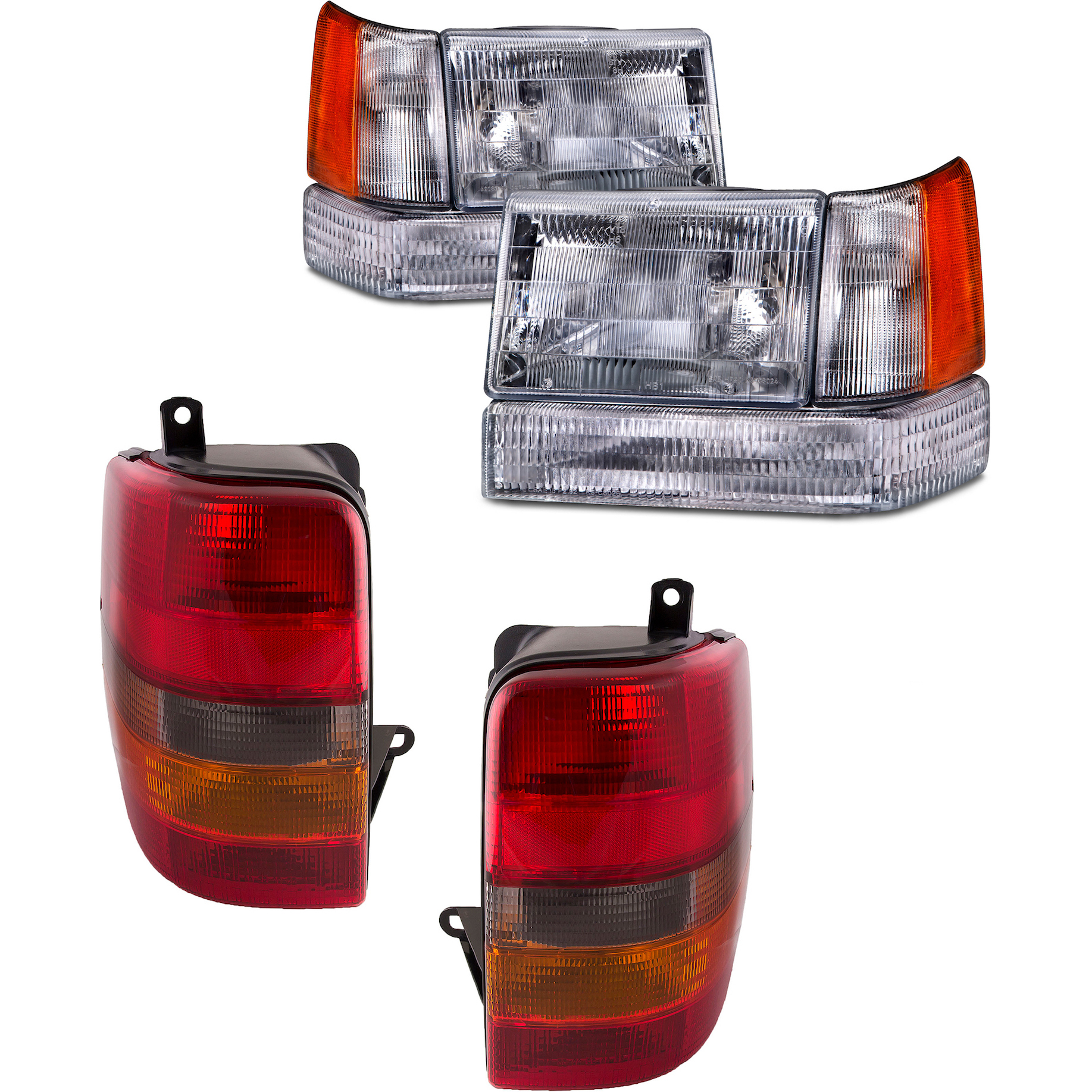 Headlight Set For 97-98 Jeep Grand Cherokee