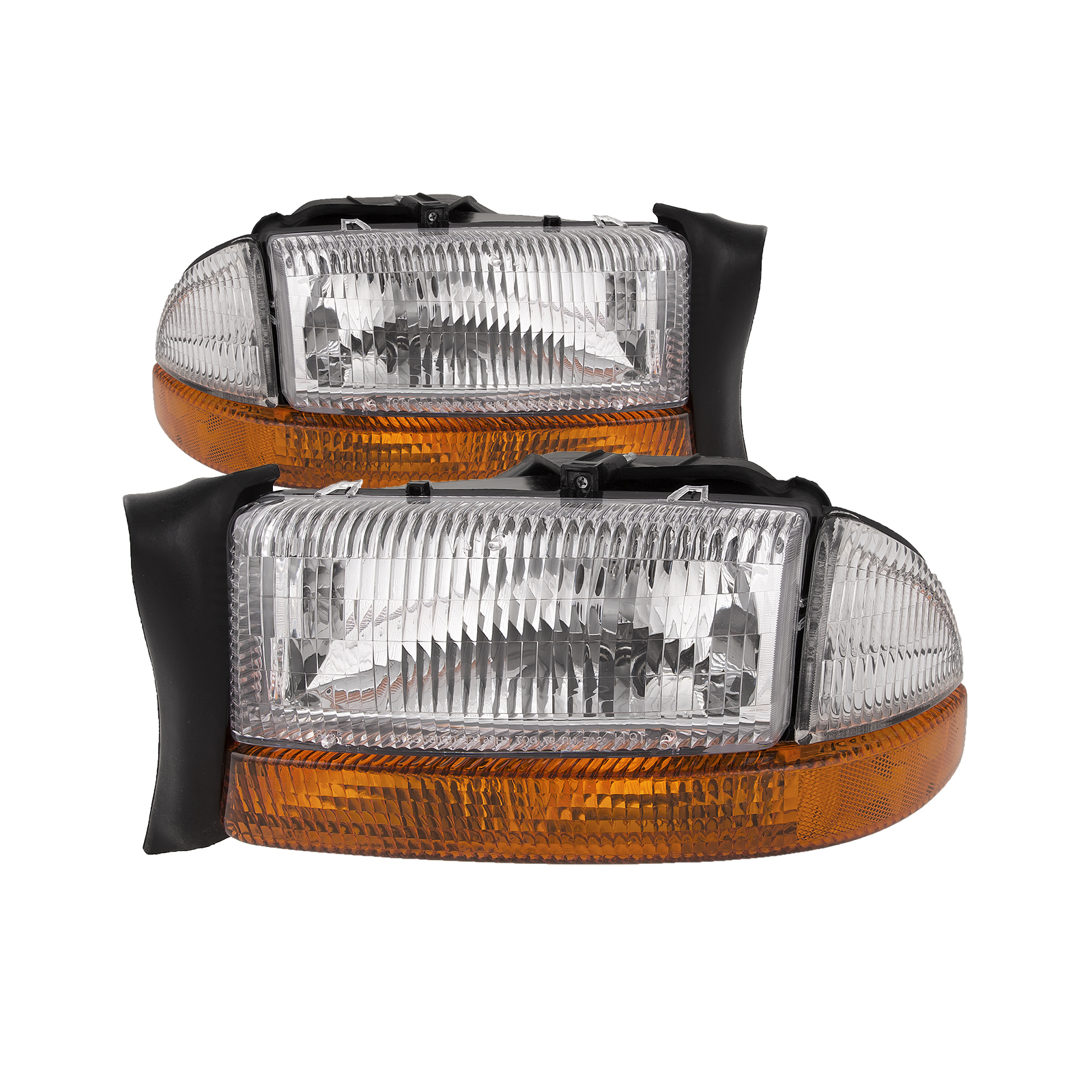 Headlight Set For 98-04 Dodge Dakota, 98-03 Dodge Durango