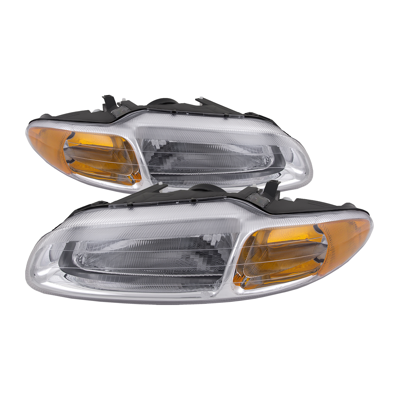 Headlight Set For 96-00 Chrysler Sebring