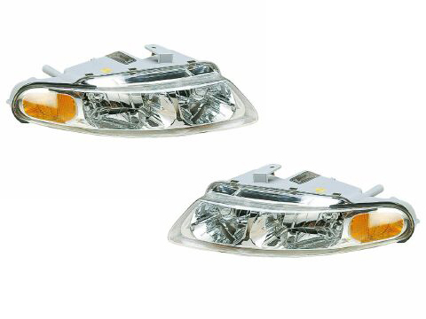 Headlight Set For 97-00 Chrysler Sebring