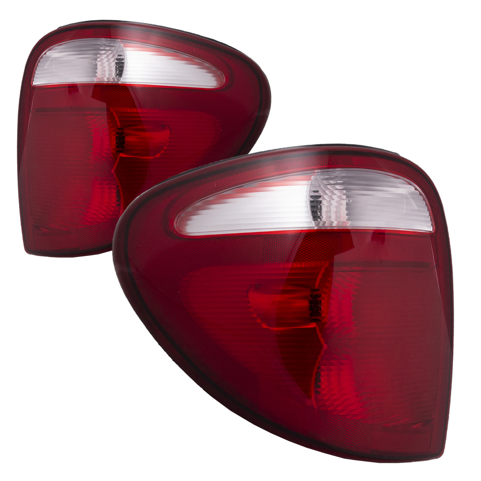 Tail Light Set For 01-03 Chrysler Town & Country, 01-03 Chrysler Voyager, 01-03 Dodge Caravan