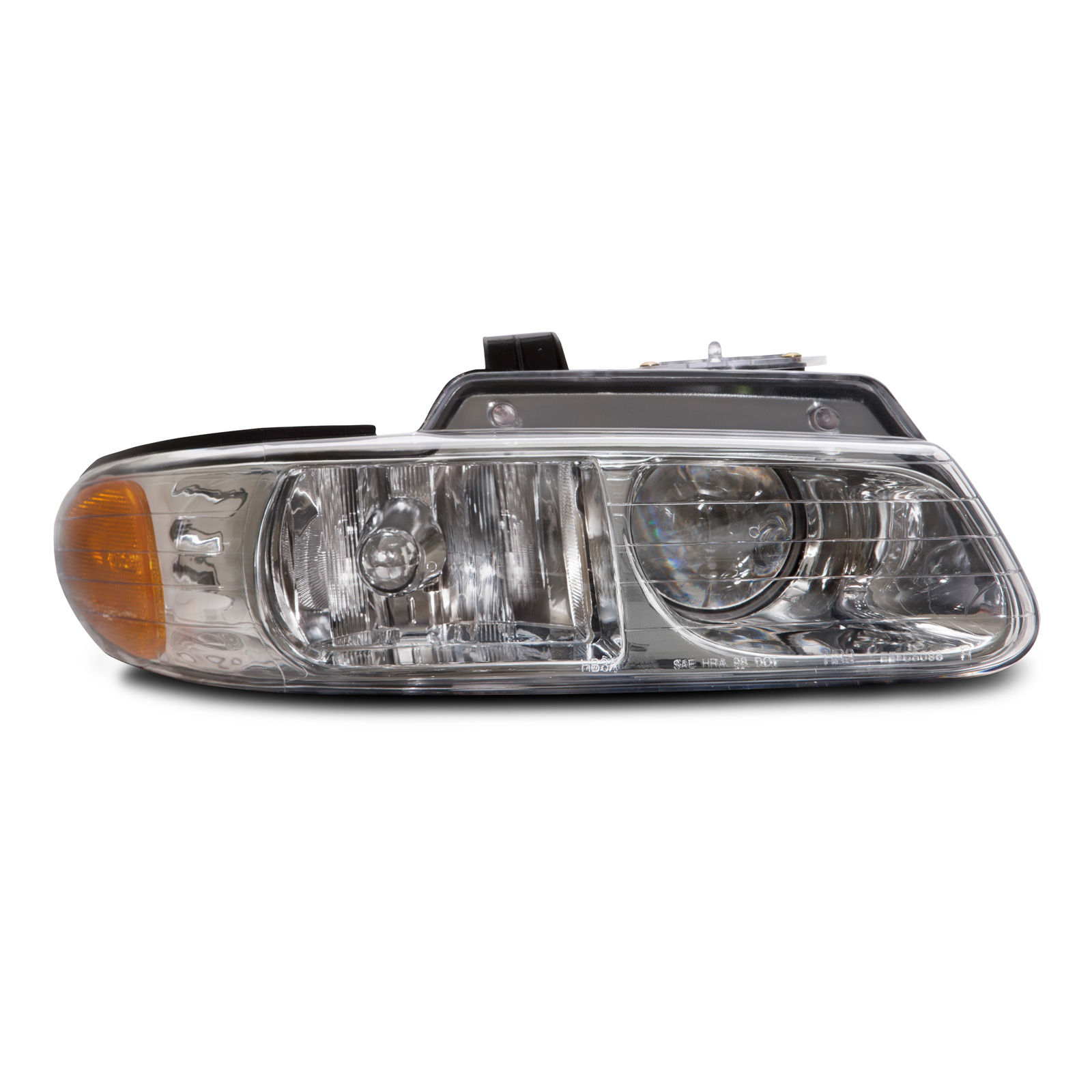 Right Passenger Side Headlight For 00 Chrysler Town & Country, 00 Dodge Caravan, 00 Plymouth Voyager