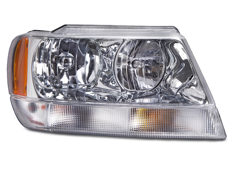 Right Passenger Side Headlight For 99-04 Jeep Grand Cherokee