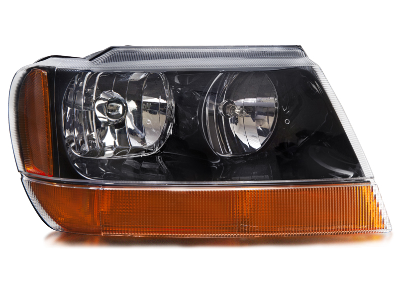 Right Passenger Side Headlight For 99-04 Jeep Grand Cherokee