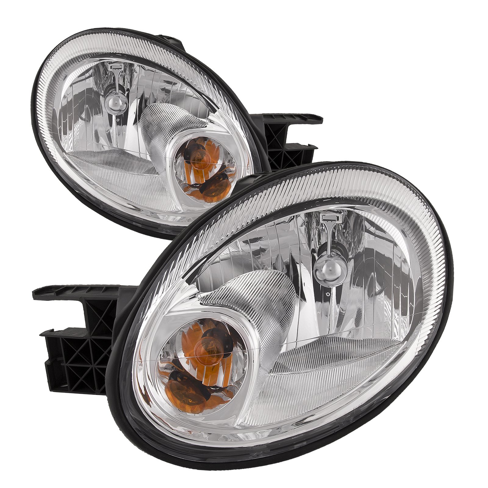 Headlight Set For 03-05 Dodge Neon