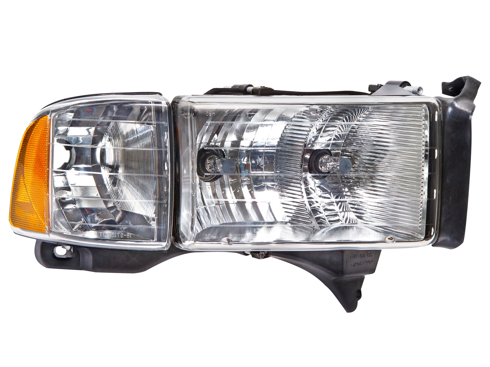 Right Passenger Side Headlight For 99-01 Dodge Ram 1500, 99-02 Dodge Ram 2500, 99-02 Dodge Ram 3500
