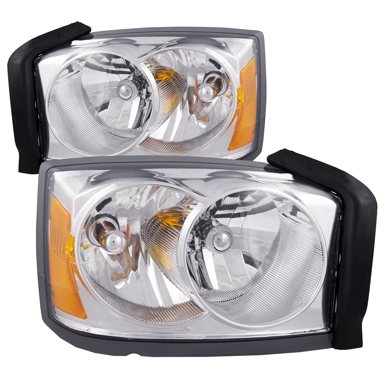 Headlight Set For 05-07 Dodge Dakota