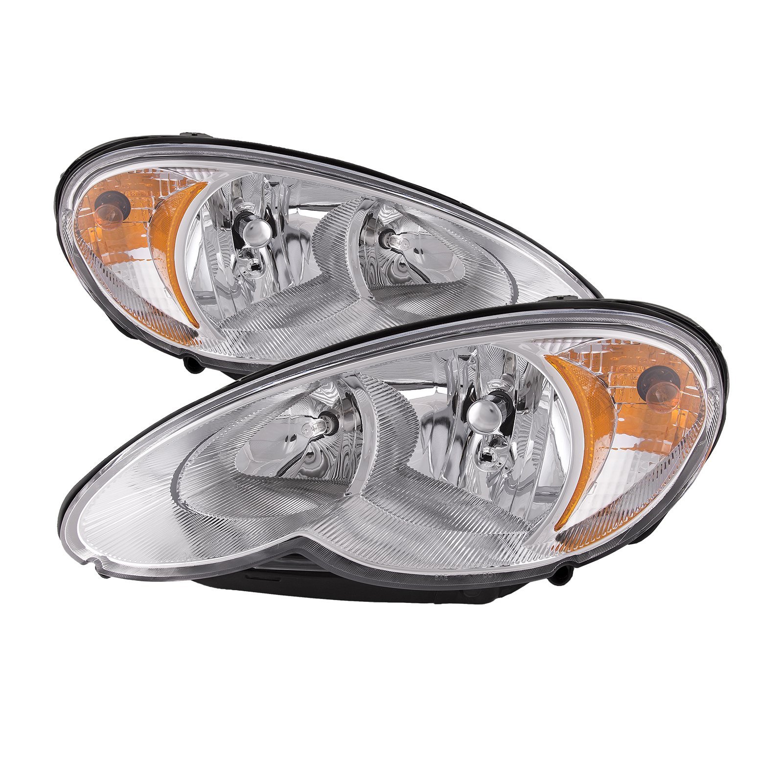 Headlight Set For 06-10 Chrysler PT Cruiser