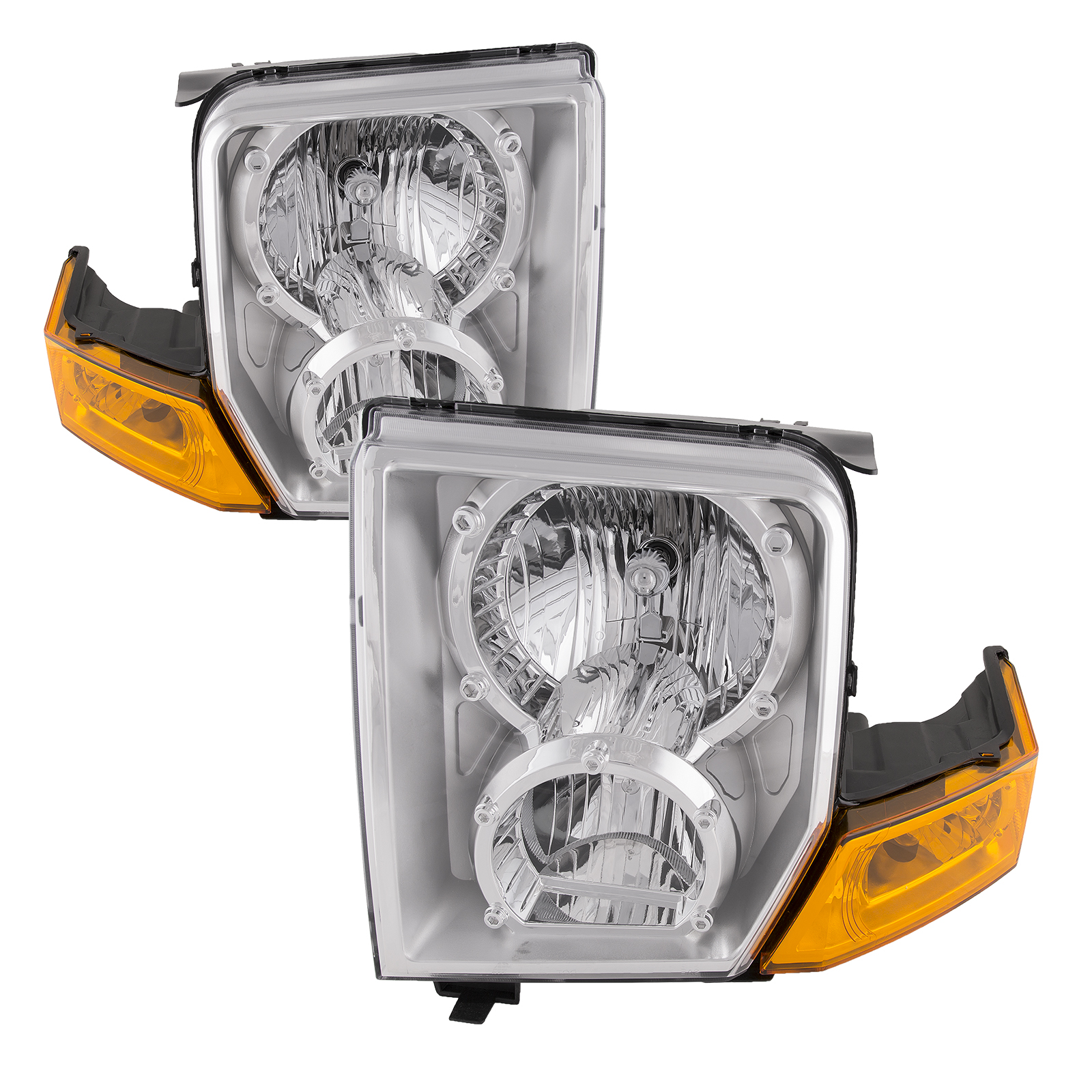 Headlight Set For 06-10 Jeep Commander