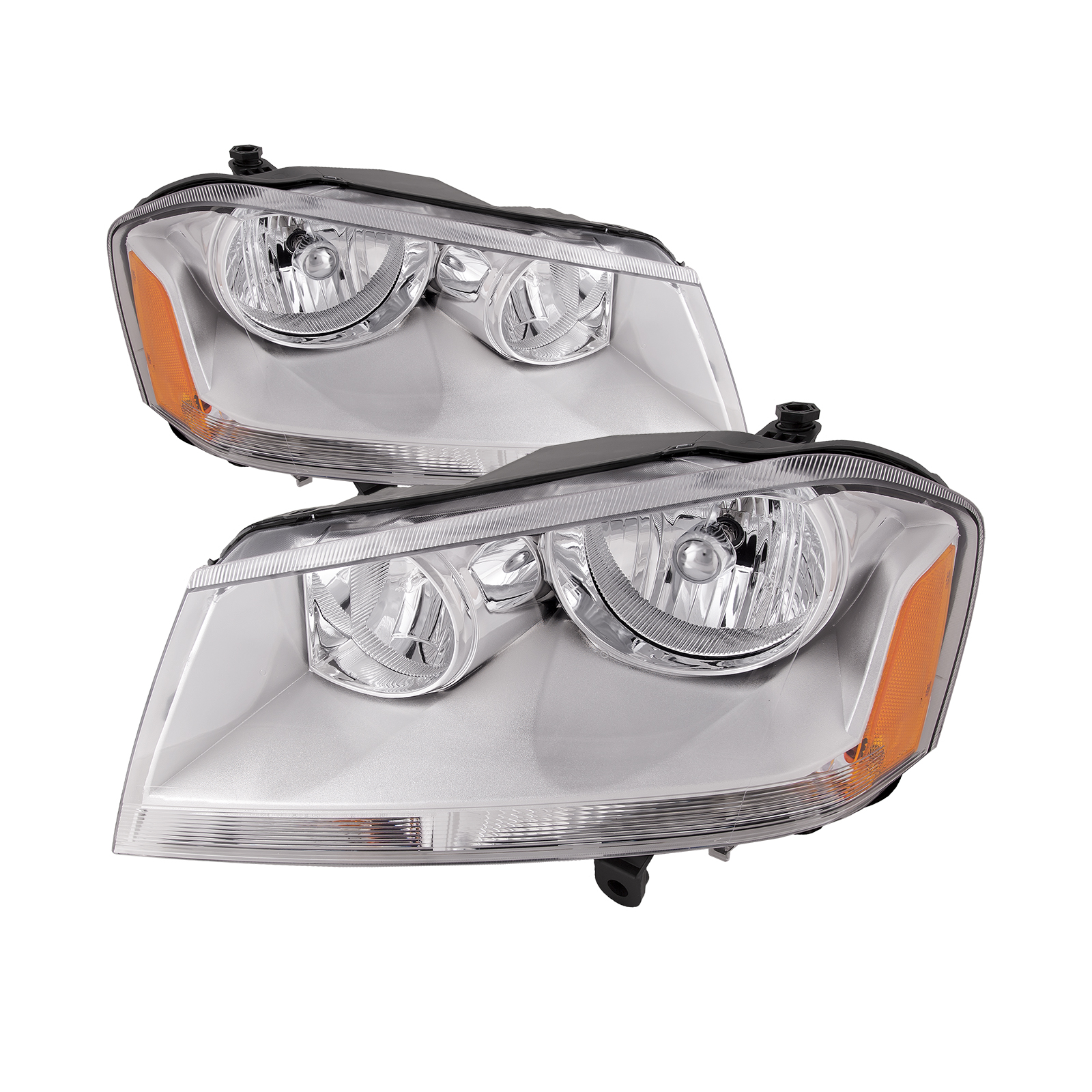 Headlight Set For 08-14 Dodge Avenger