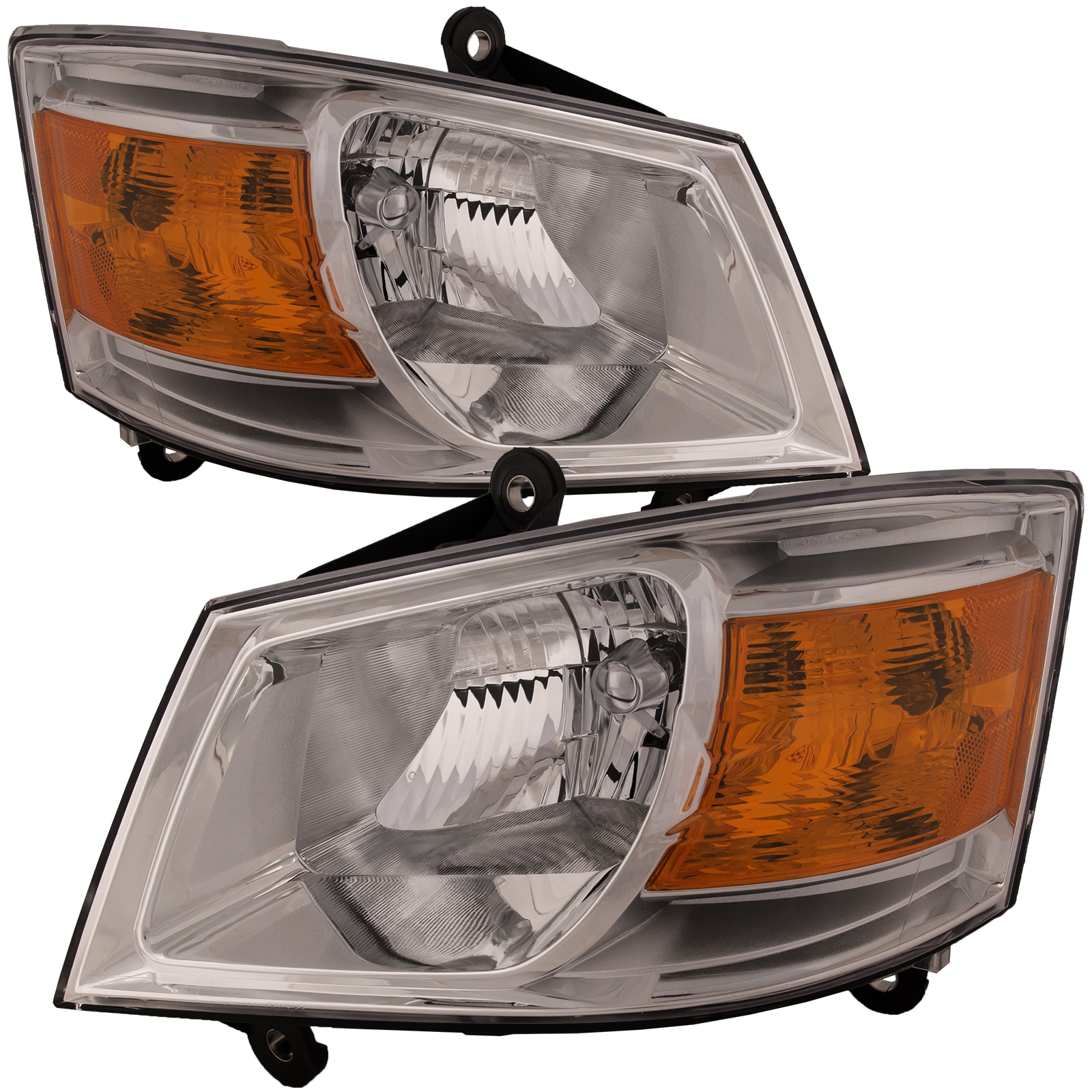 Headlight Set For 08-10 Dodge Grand Caravan