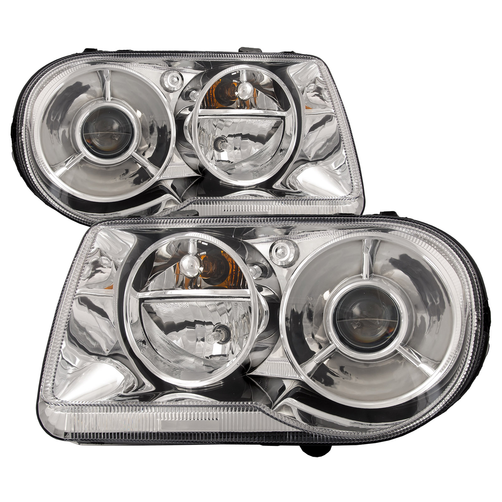 Headlight Set For 05-10 Chrysler 300