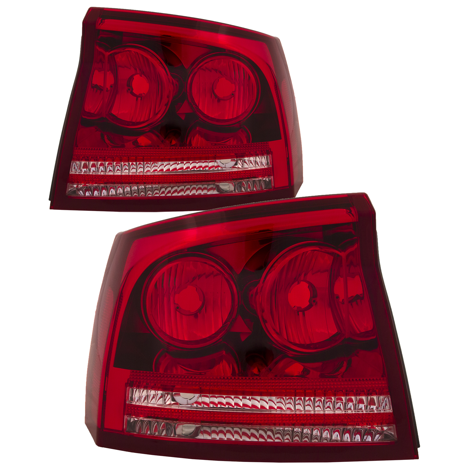 Headlight Set For 06-08 Dodge Charger