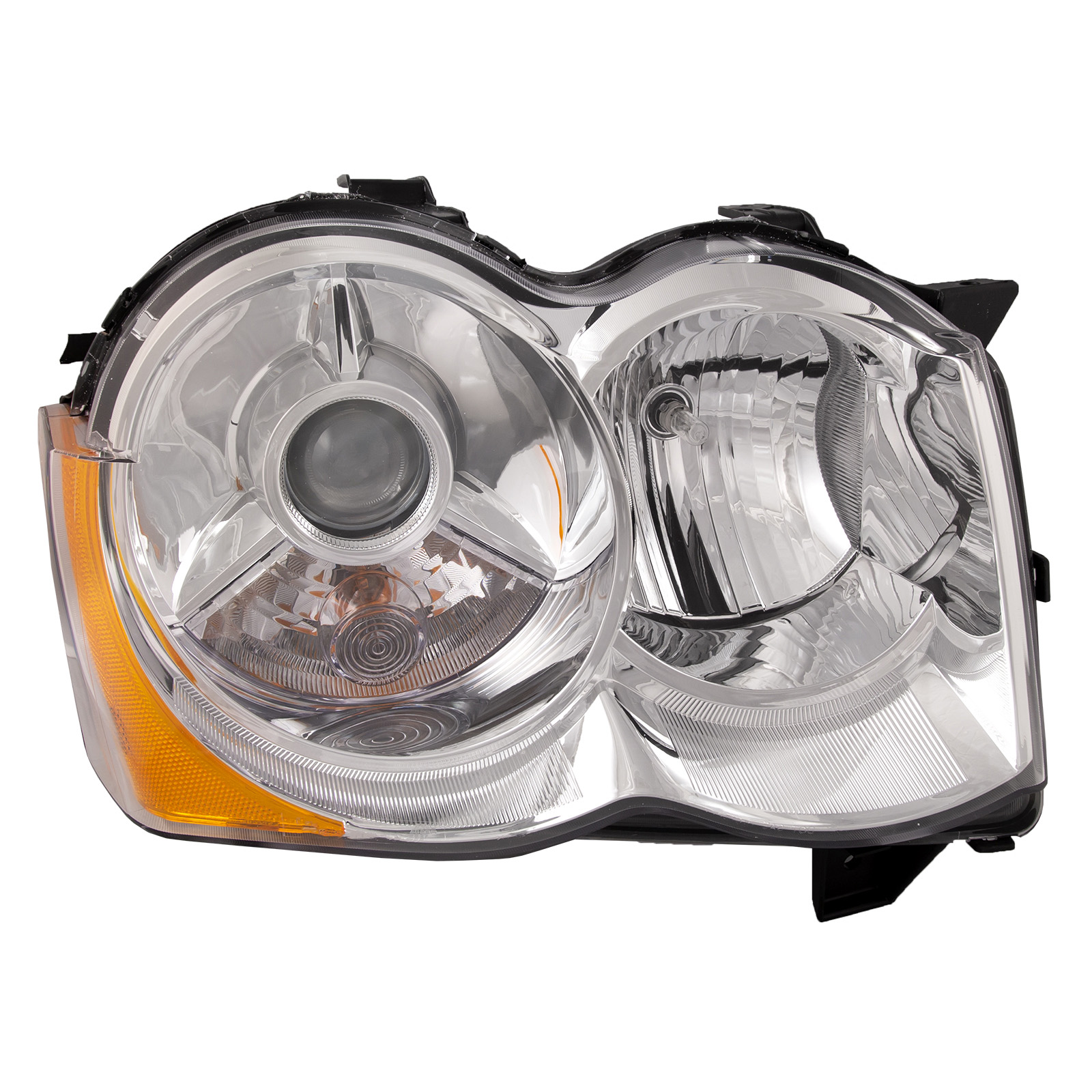 Right Passenger Side Headlight For 08-10 Jeep Grand Cherokee