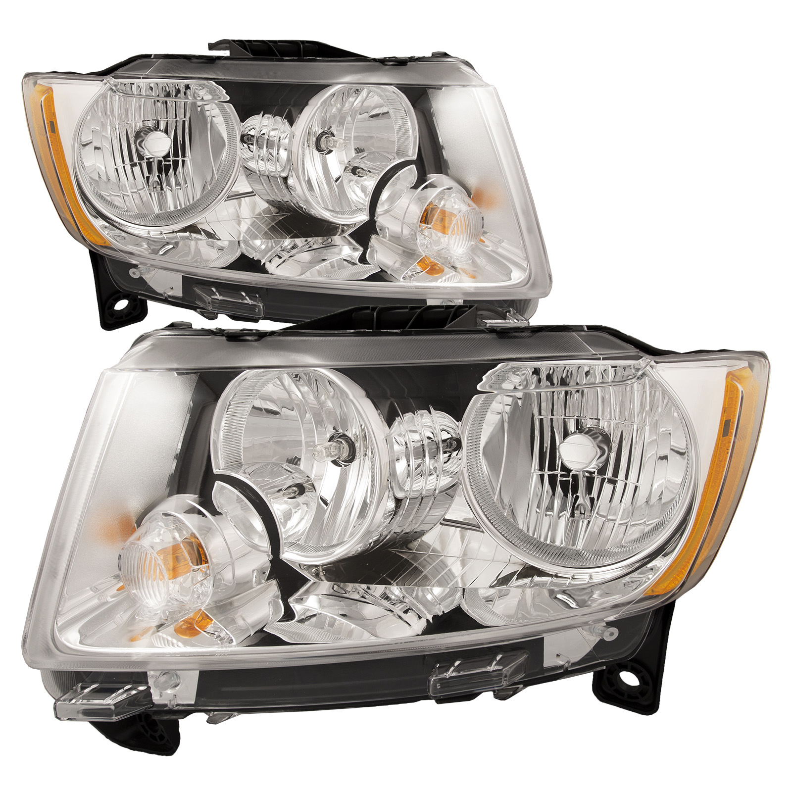 Headlight Set For 11-13 Jeep Grand Cherokee