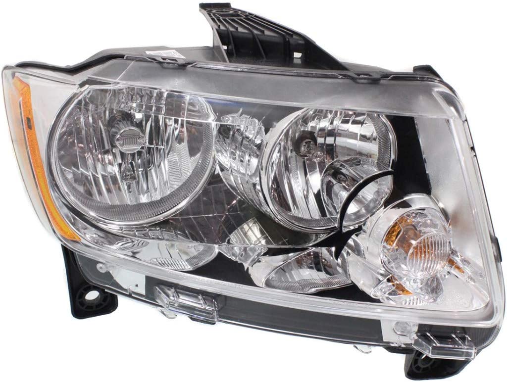Right Passenger Side Headlight For 11-13 Jeep Grand Cherokee; CAPA Certified