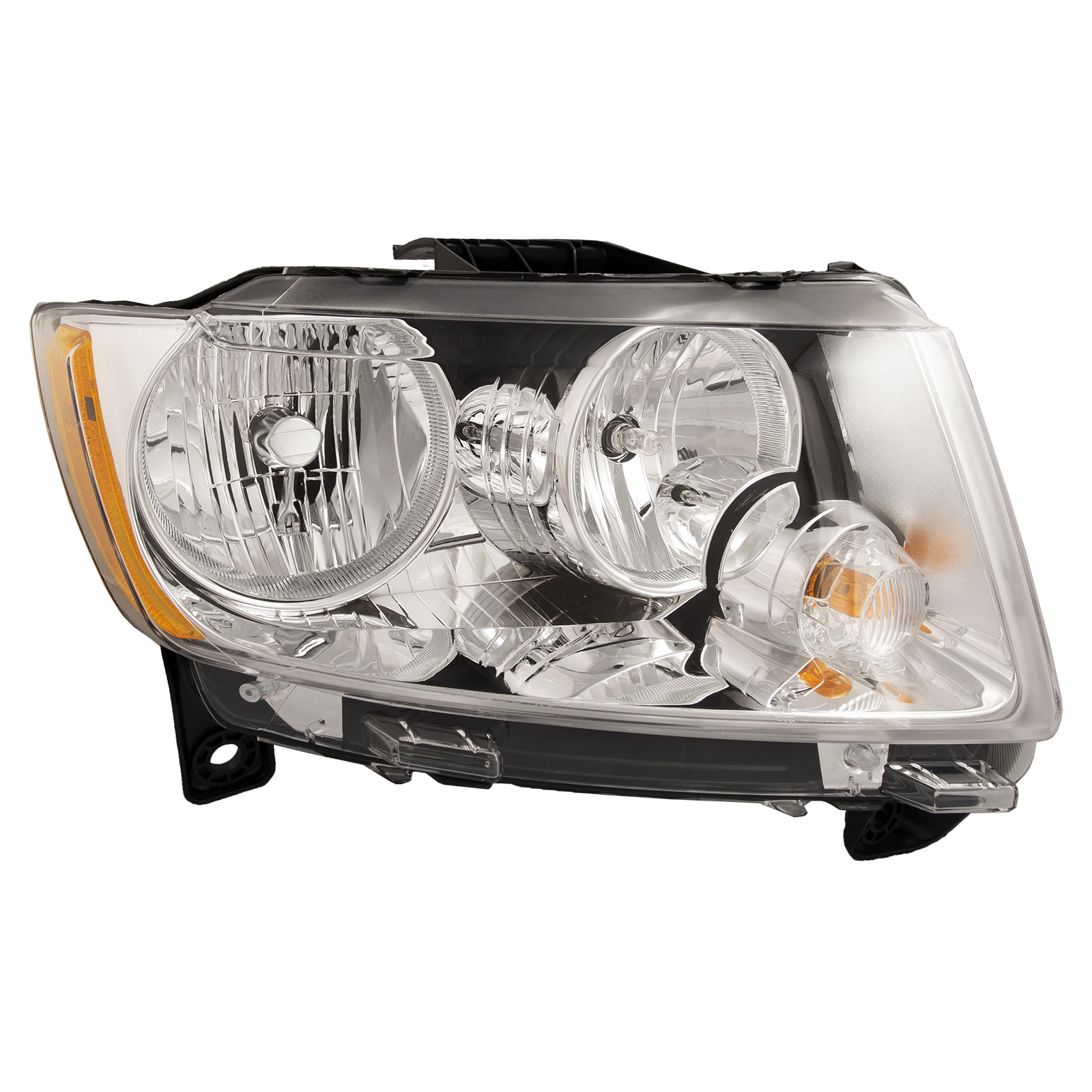 Right Passenger Side Headlight For 11-13 Jeep Grand Cherokee