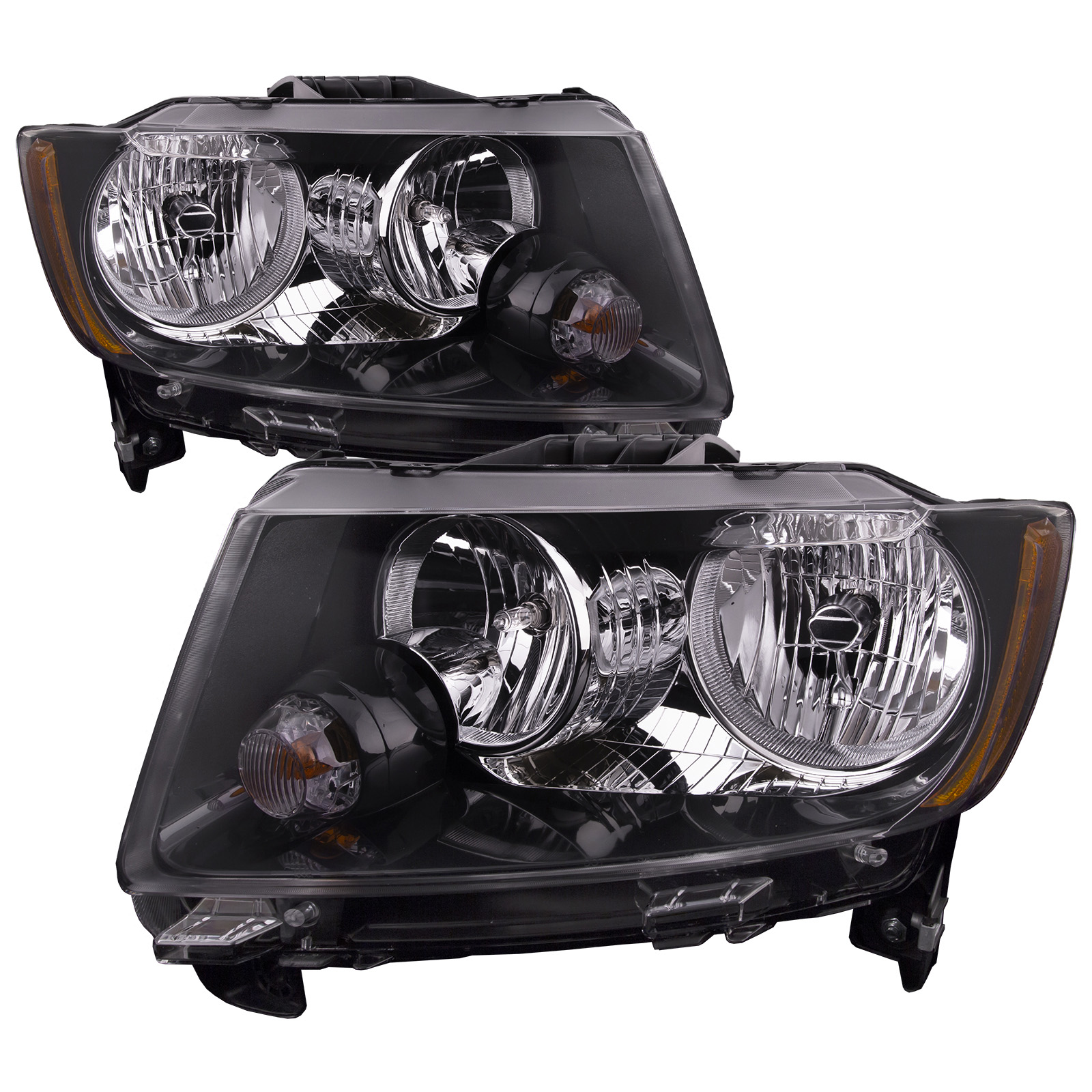 Headlight Set For 13-17 Jeep Compass