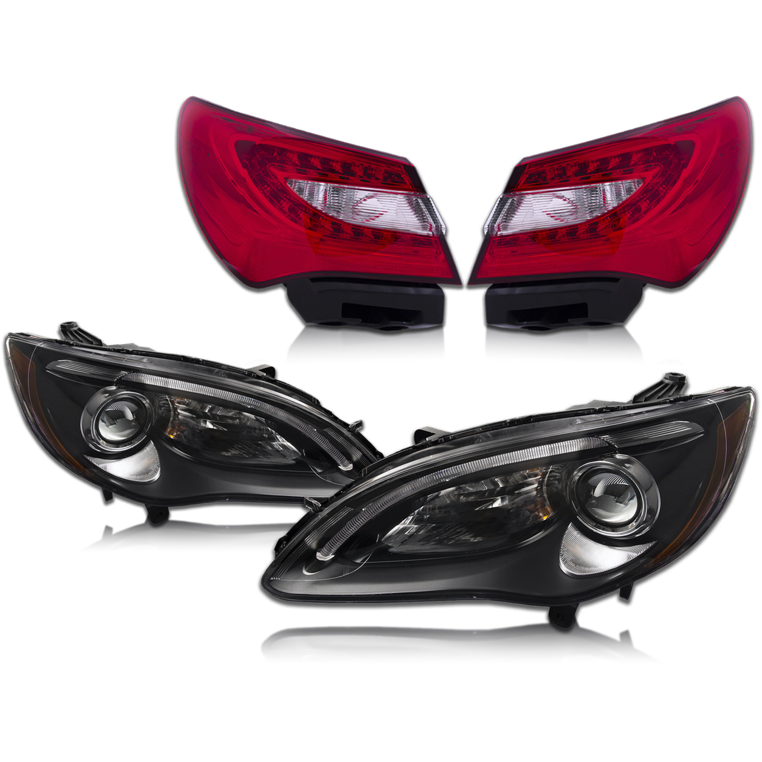 Headlight Set For 11-14 Chrysler 200
