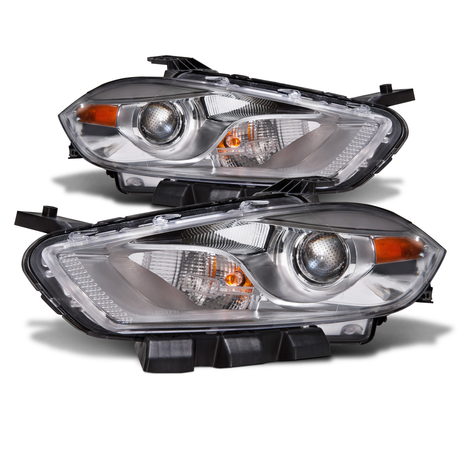 Headlight Set For 13-15 Dodge Dart
