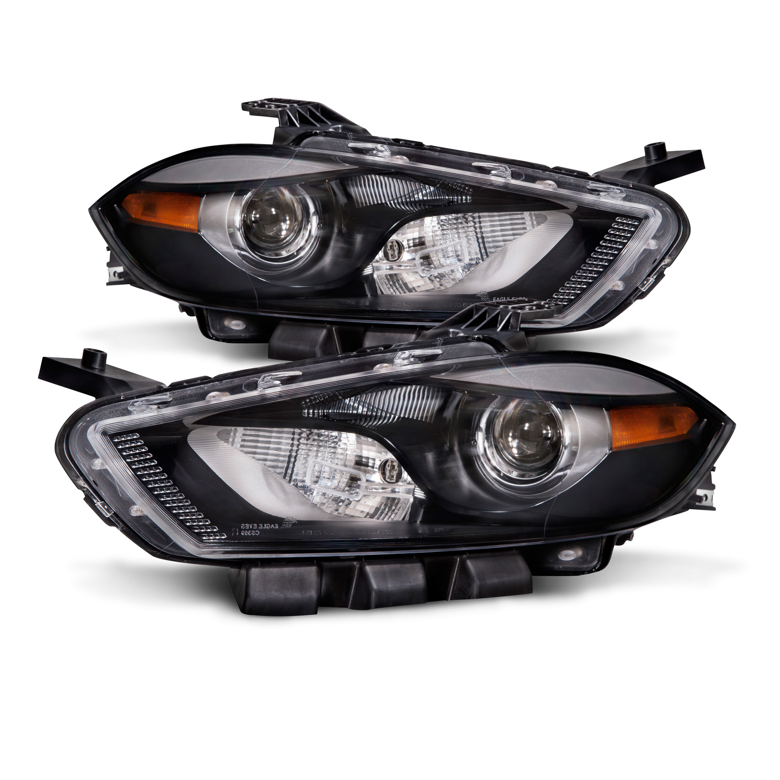 Headlight Set For 13-15 Dodge Dart