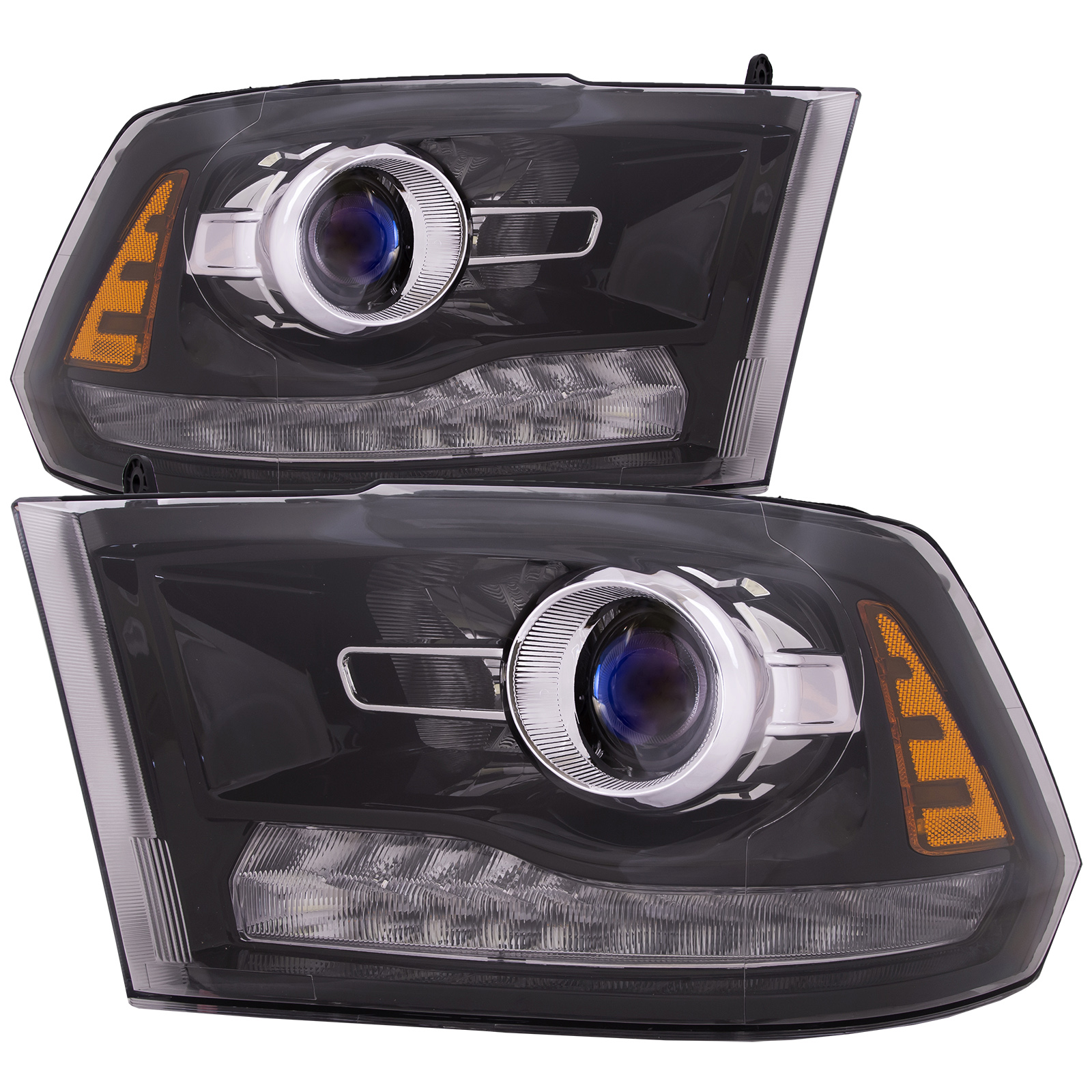Headlight Set For 13-14 Ram 1500, 13-14 Ram 2500
