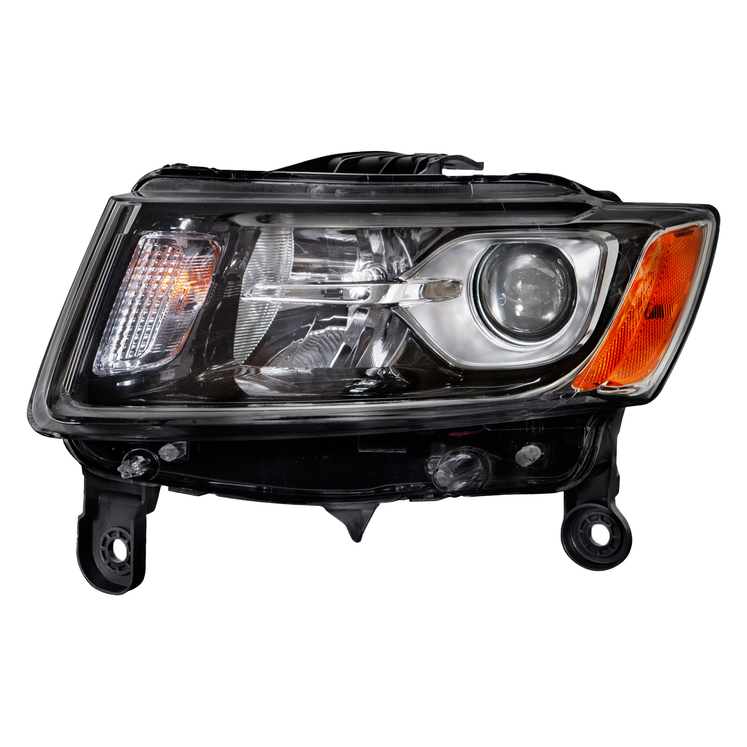 Left Driver Side Headlight For 14-16 Jeep Grand Cherokee; CAPA Certified
