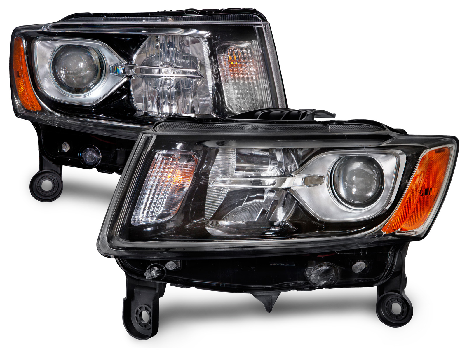Headlight Set For 14-16 Jeep Grand Cherokee