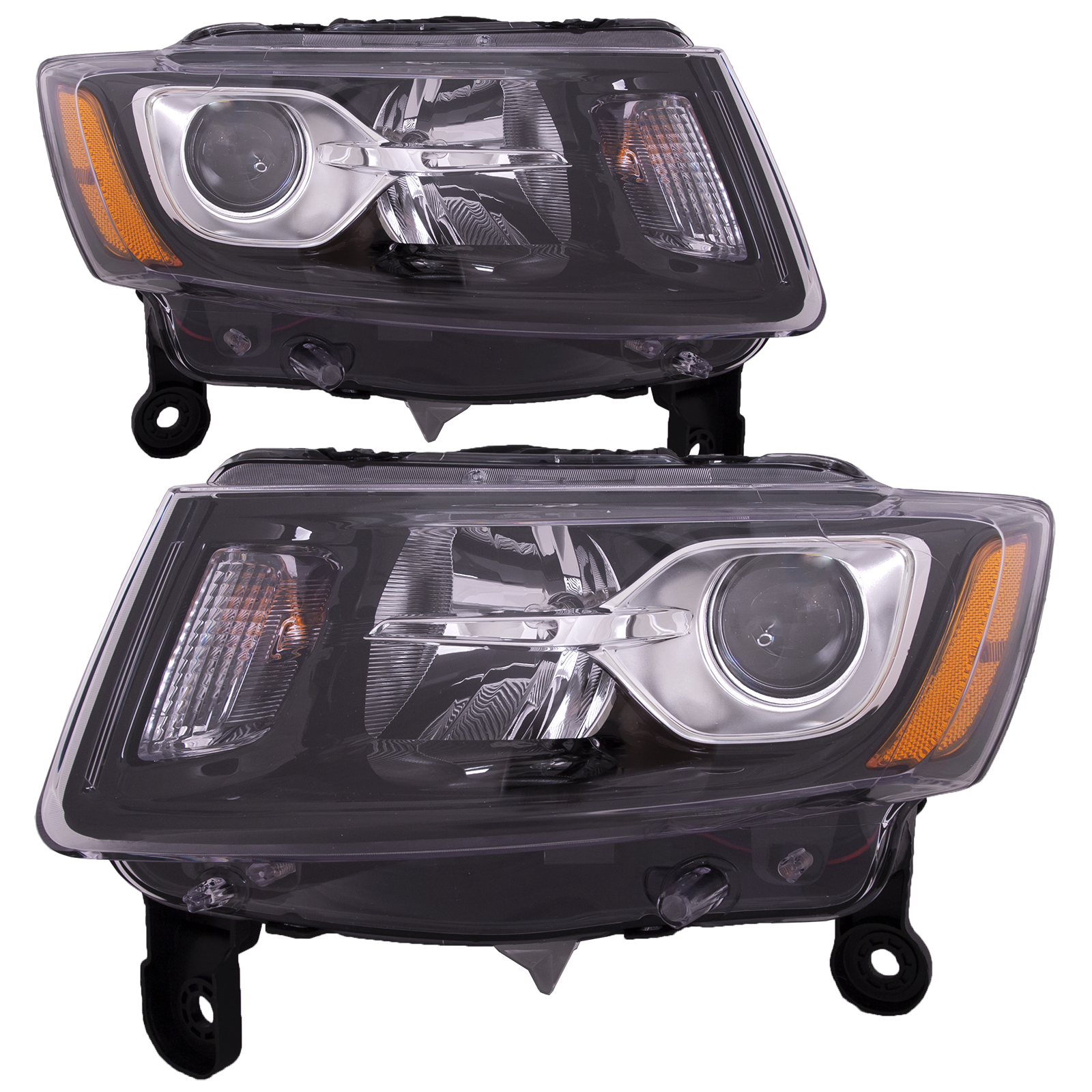 Headlight Set For 14-16 Jeep Grand Cherokee
