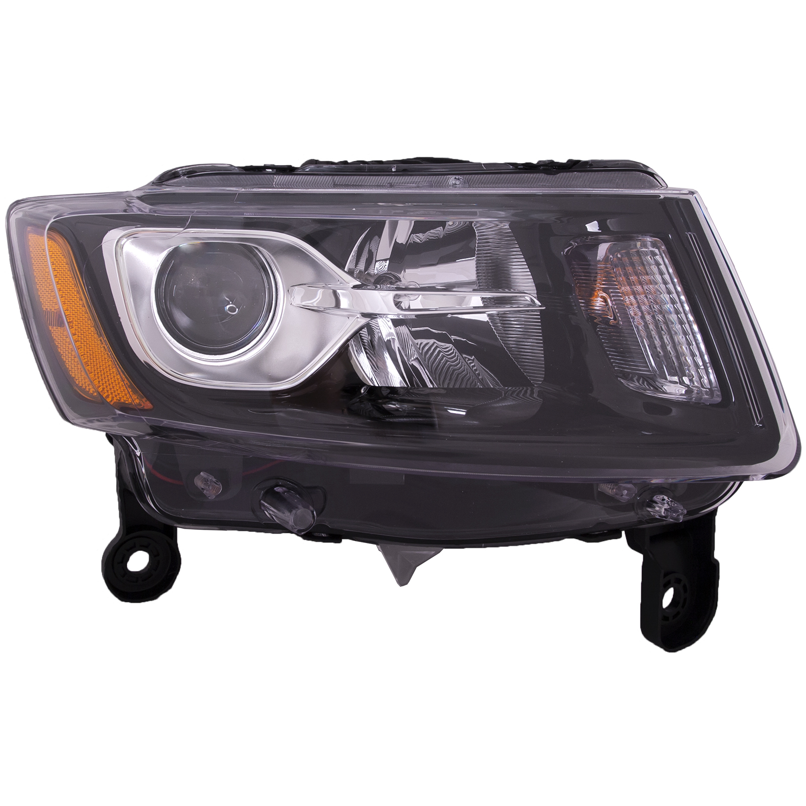 Right Passenger Side Headlight For 14-16 Jeep Grand Cherokee