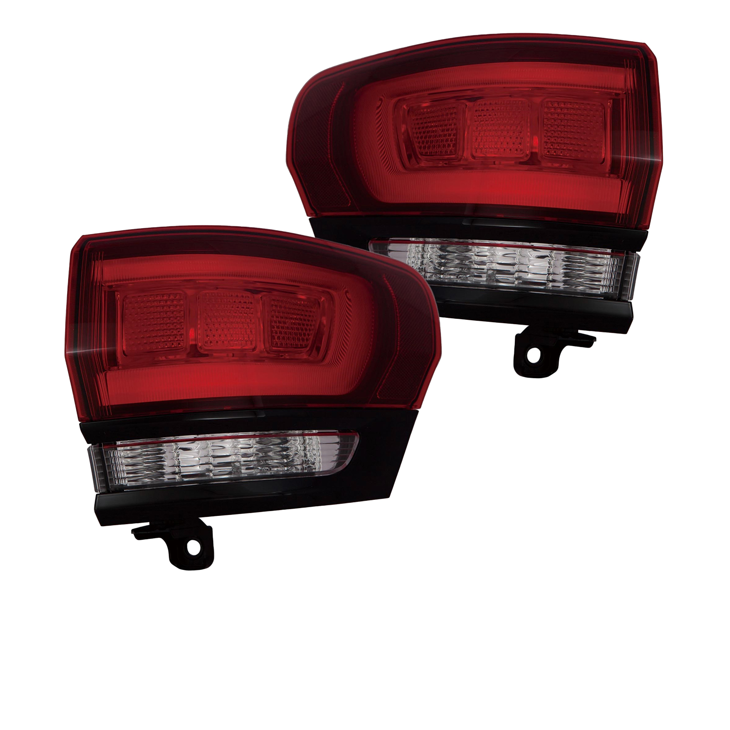 Tail Light Set For 17-21 Jeep Grand Cherokee; CAPA Certified
