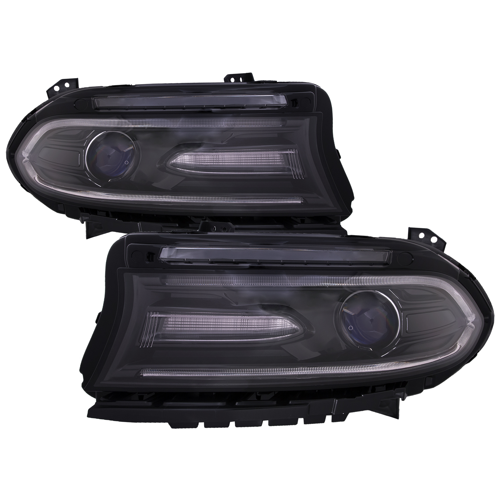 Headlight Set For 15-16 Dodge Charger