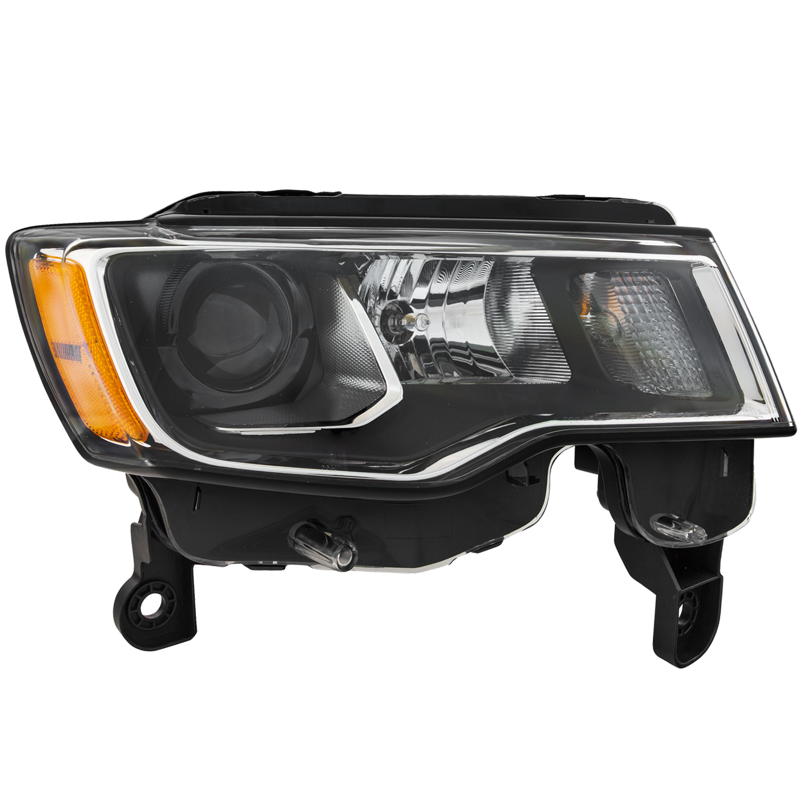 Right Passenger Side Headlight For 17-21 Jeep Grand Cherokee; CAPA Certified