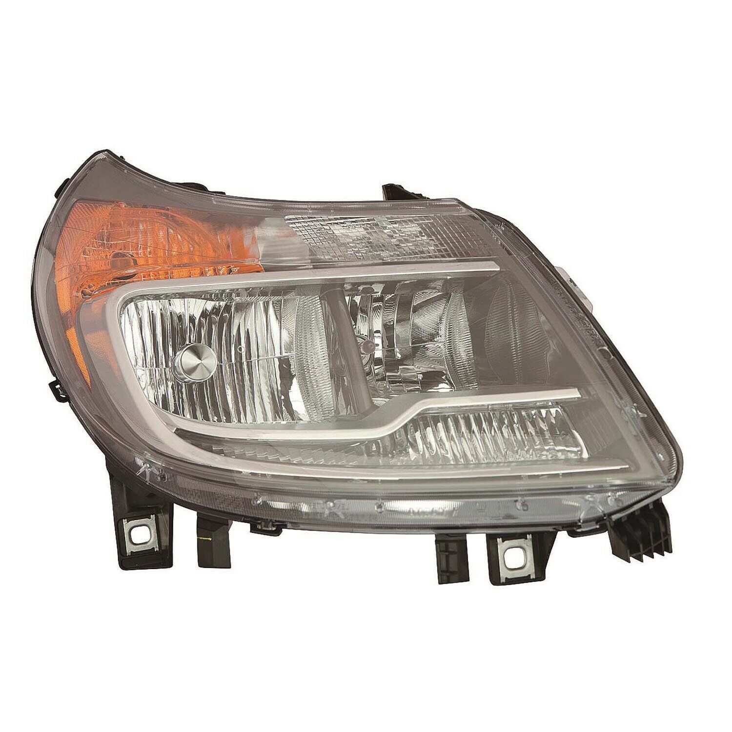 Right Passenger Side Headlight For 14-23 Ram ProMaster 1500, 14-23 Ram ProMaster 2500, 14-23 Ram ProMaster 3500; CAPA Certified
