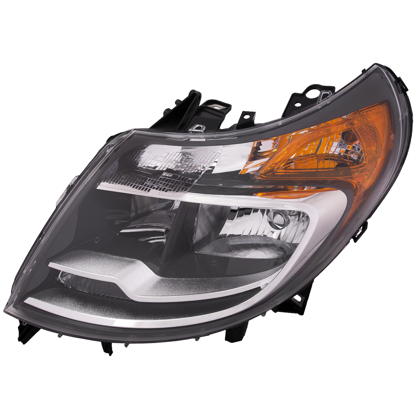 Left Driver Side Headlight For 14-23 Ram ProMaster 1500, 14-23 Ram ProMaster 2500, 14-23 Ram ProMaster 3500; CAPA Certified