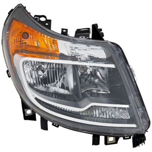 Right Passenger Side Headlight For 14-23 Ram ProMaster 1500, 14-23 Ram ProMaster 2500, 14-23 Ram ProMaster 3500; CAPA Certified